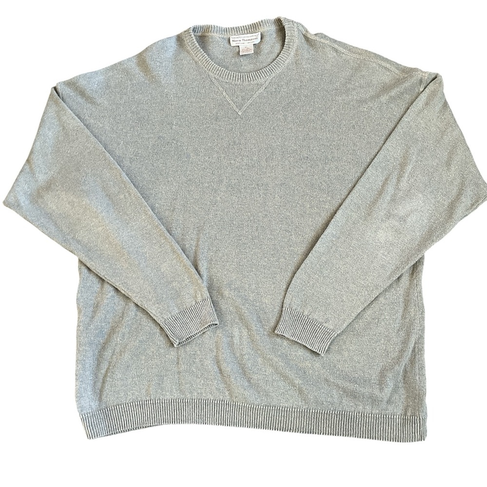 Norm Thompson Men's Light Tan Crewneck Sweater Size XL